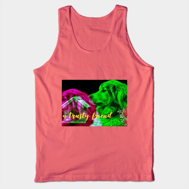 A Trusty Friend (dog) Tank Top by PersianFMts